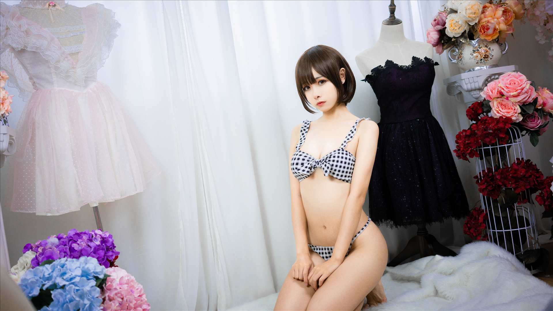 ネット上の人気者#Momoko葵葵 翠の海空音と陸乃 ネット上の人気者-第20张