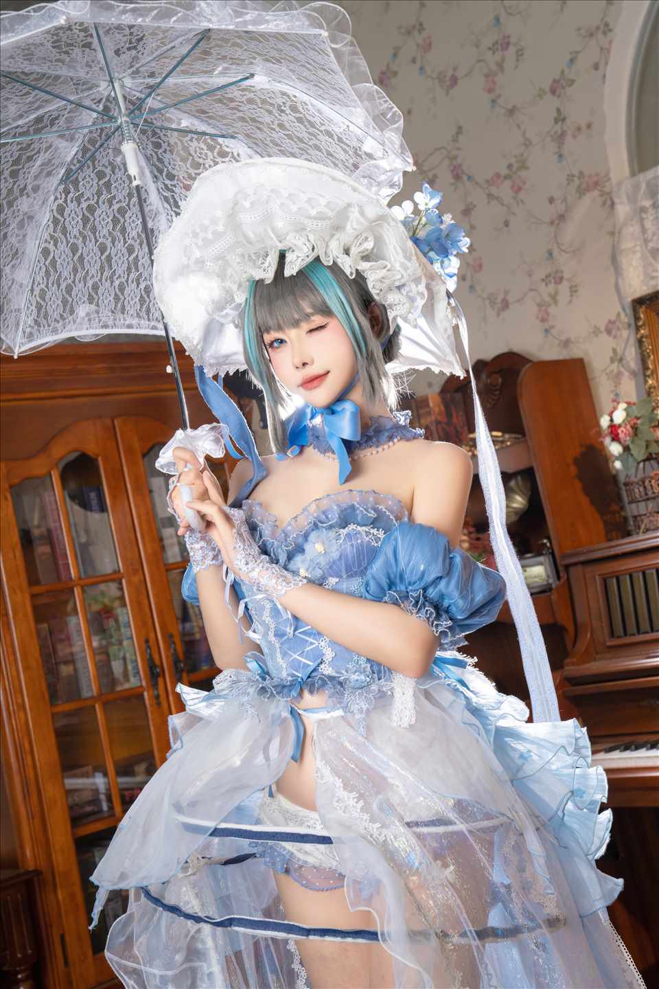 ネット上の人気者#Momoko葵葵 柴郡本ドレス ネット上の人気者-第1张