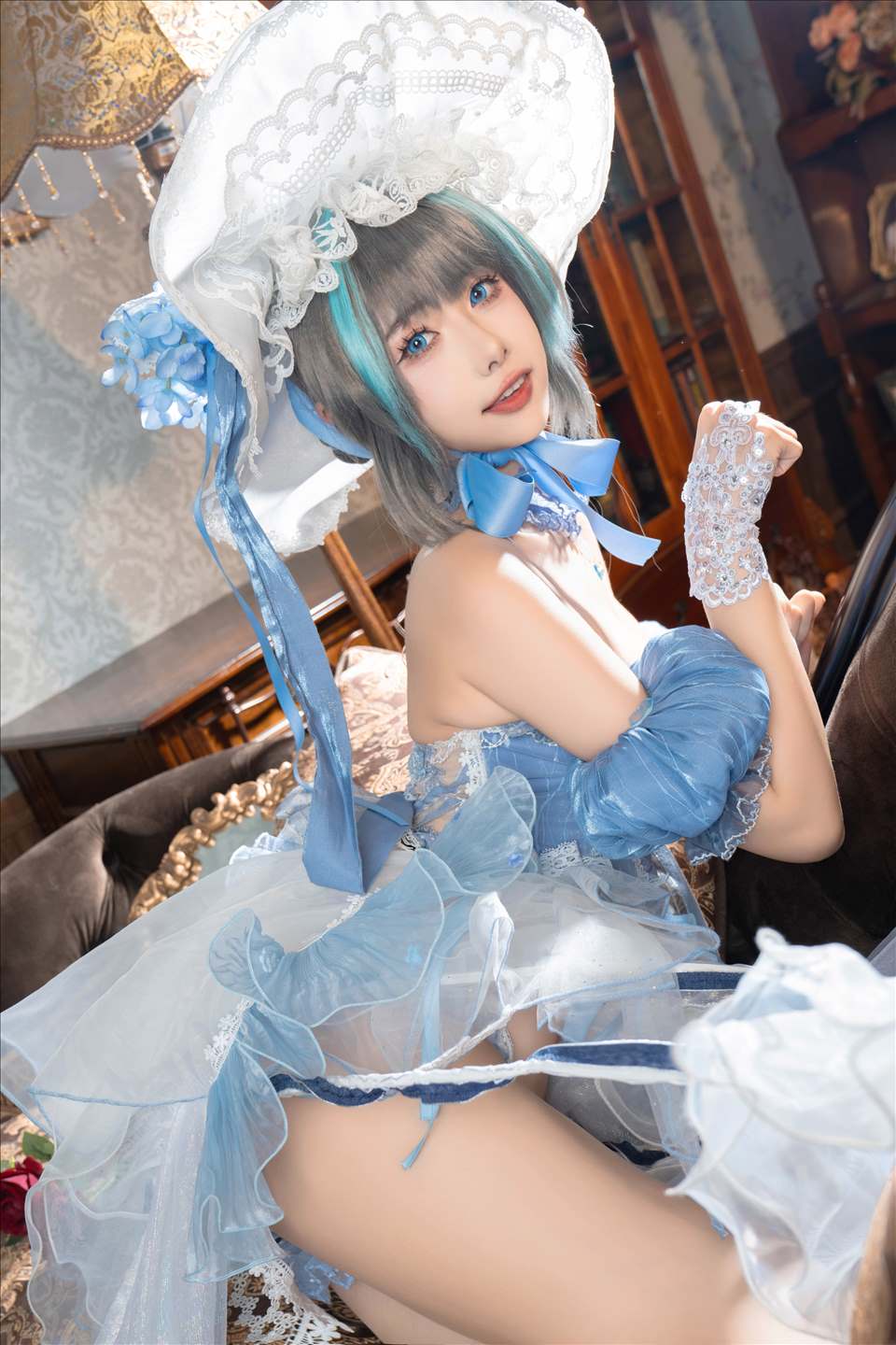 ネット上の人気者#Momoko葵葵 柴郡本ドレス ネット上の人気者-第20张
