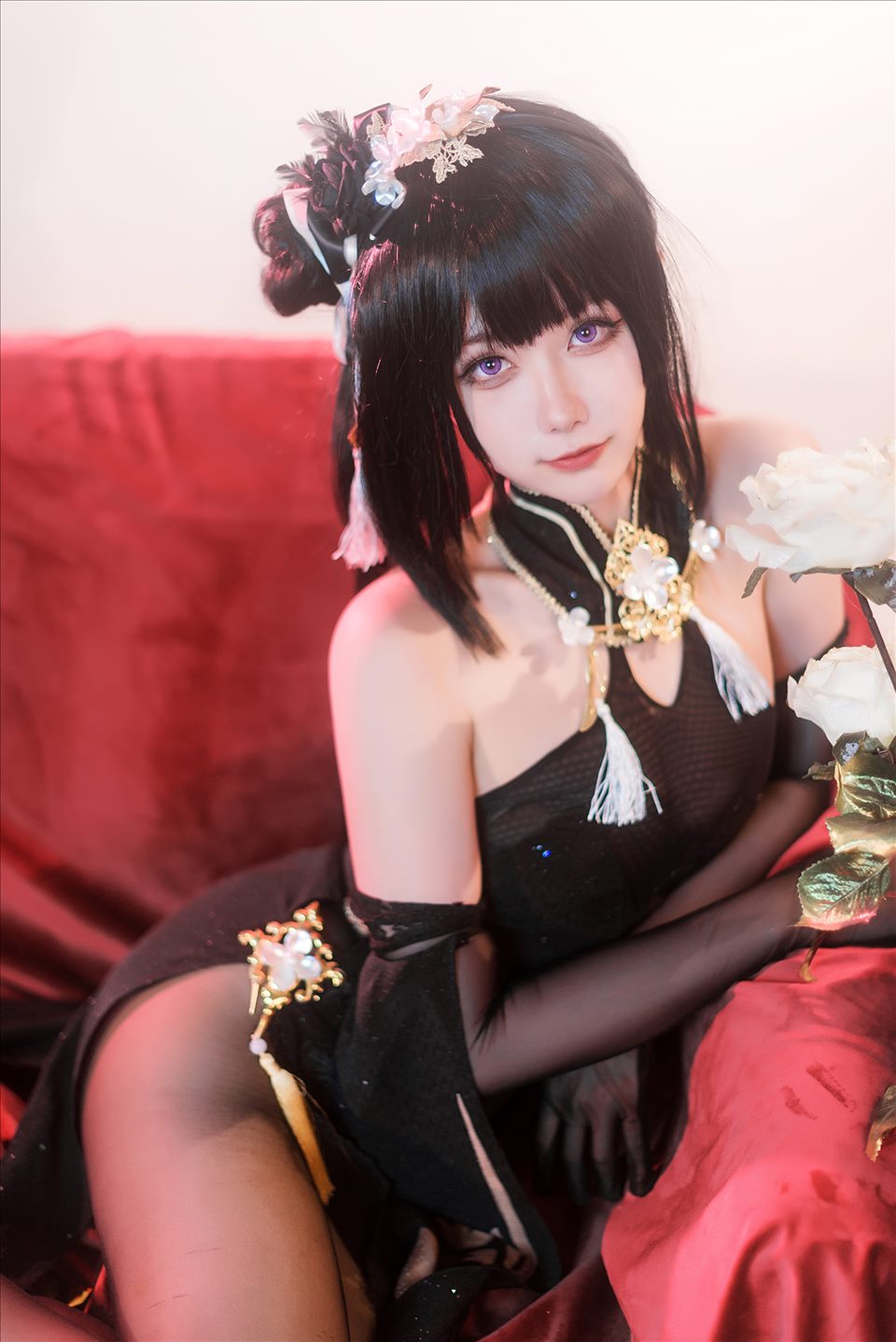 ネット上の人気者#Momoko葵葵 紺碧航路鎮海奇奢花苑 ネット上の人気者-第13张