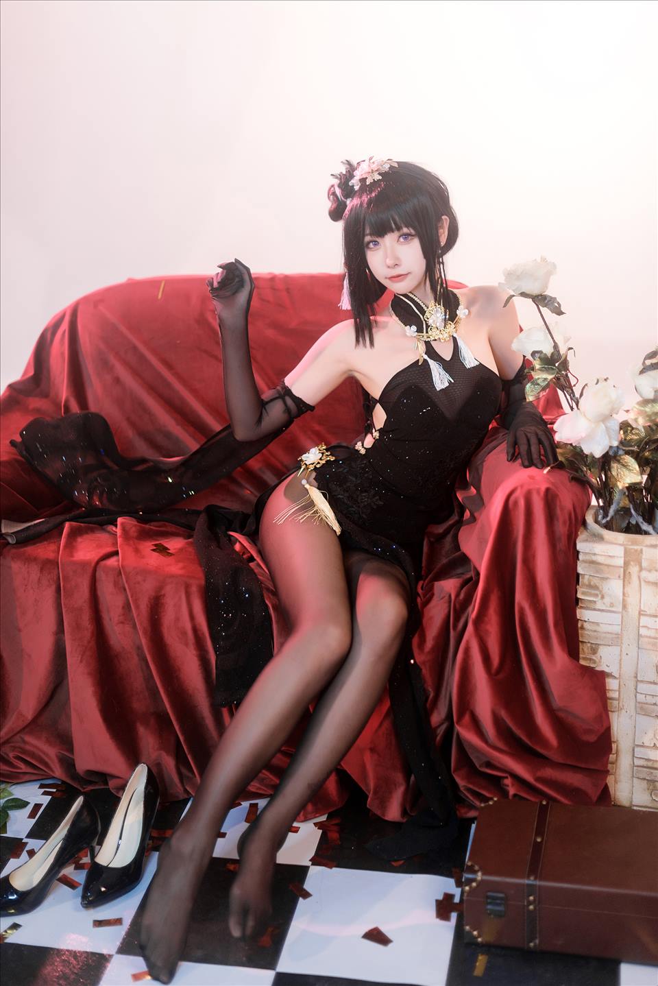 ネット上の人気者#Momoko葵葵 紺碧航路鎮海奇奢花苑 ネット上の人気者-第12张