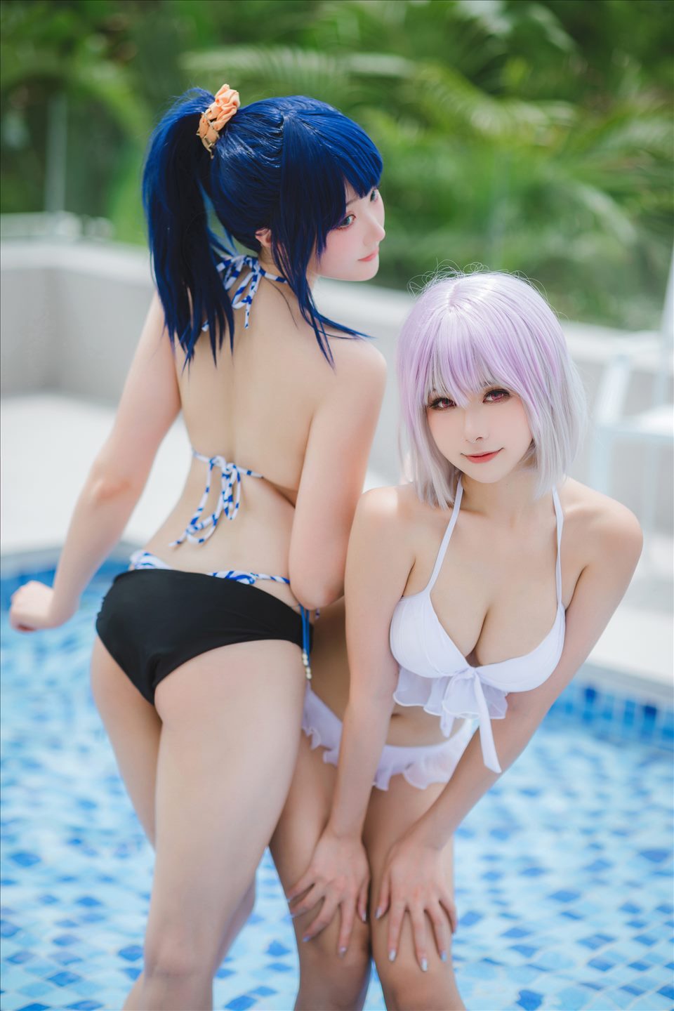 ネット上の人気者#Momoko葵葵 &瓜希ちゃん-宝多六花新条茜水着 ネット上の人気者-第75张
