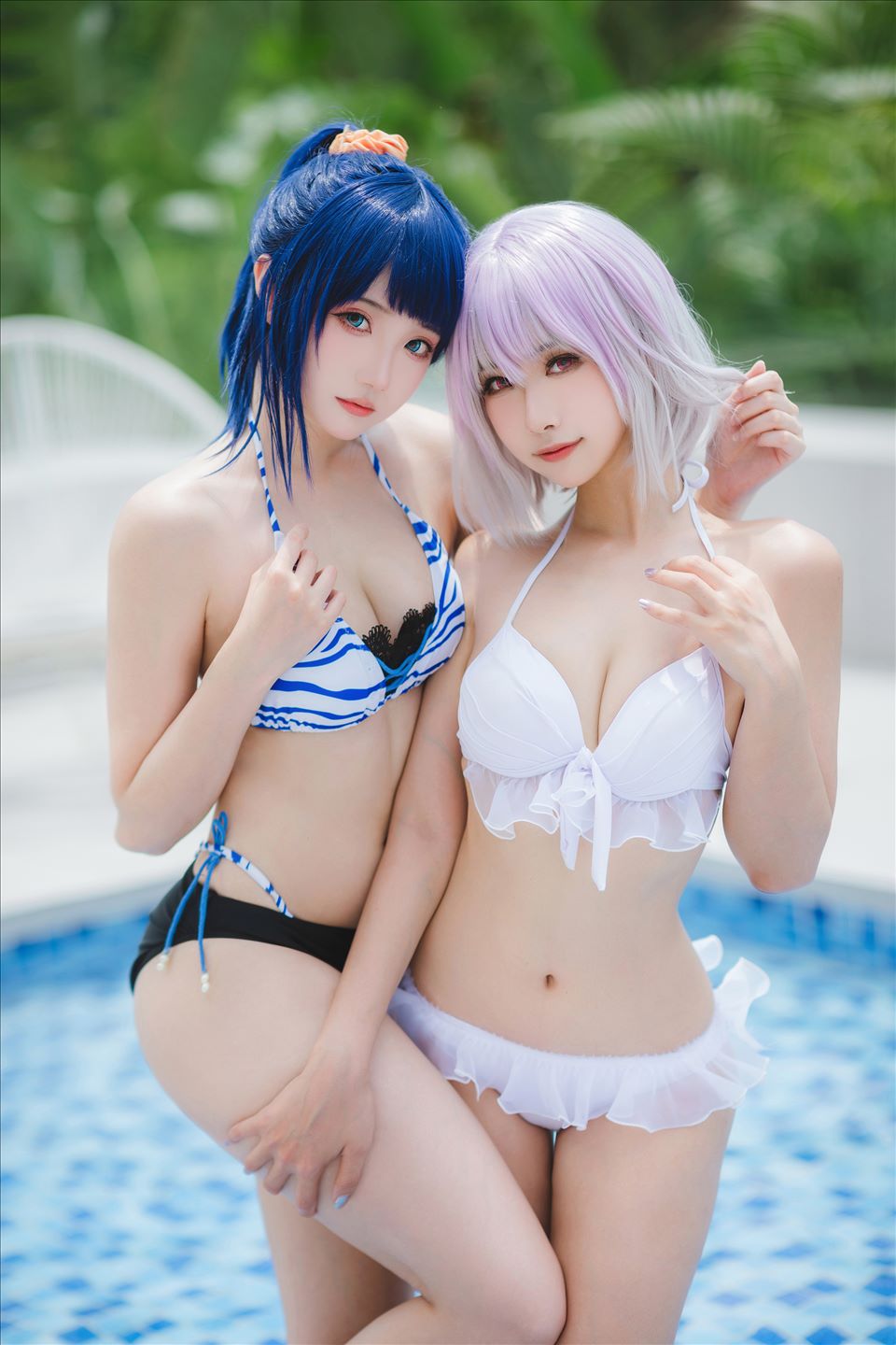 ネット上の人気者#Momoko葵葵 &瓜希ちゃん-宝多六花新条茜水着 ネット上の人気者-第74张