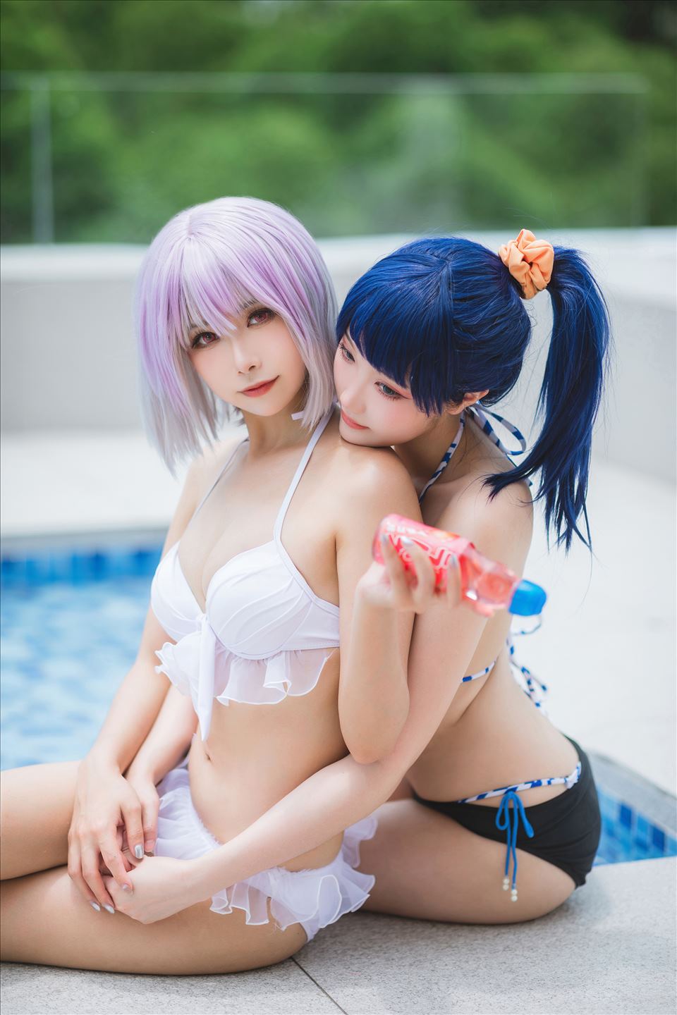 ネット上の人気者#Momoko葵葵 &瓜希ちゃん-宝多六花新条茜水着 ネット上の人気者-第70张