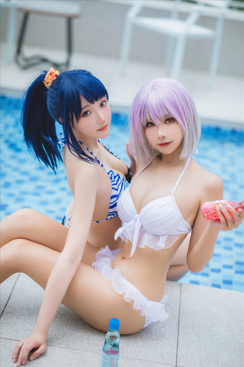 ネット上の人気者#Momoko葵葵 &瓜希ちゃん-宝多六花新条茜水着 ネット上の人気者-第69张