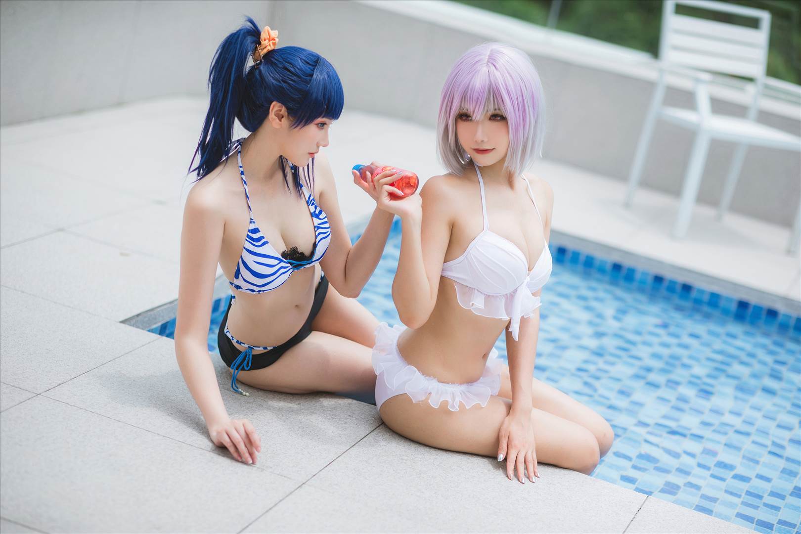 ネット上の人気者#Momoko葵葵 &瓜希ちゃん-宝多六花新条茜水着 ネット上の人気者-第64张