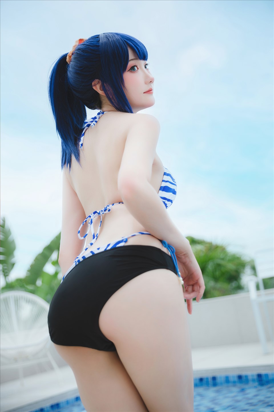 ネット上の人気者#Momoko葵葵 &瓜希ちゃん-宝多六花新条茜水着 ネット上の人気者-第35张