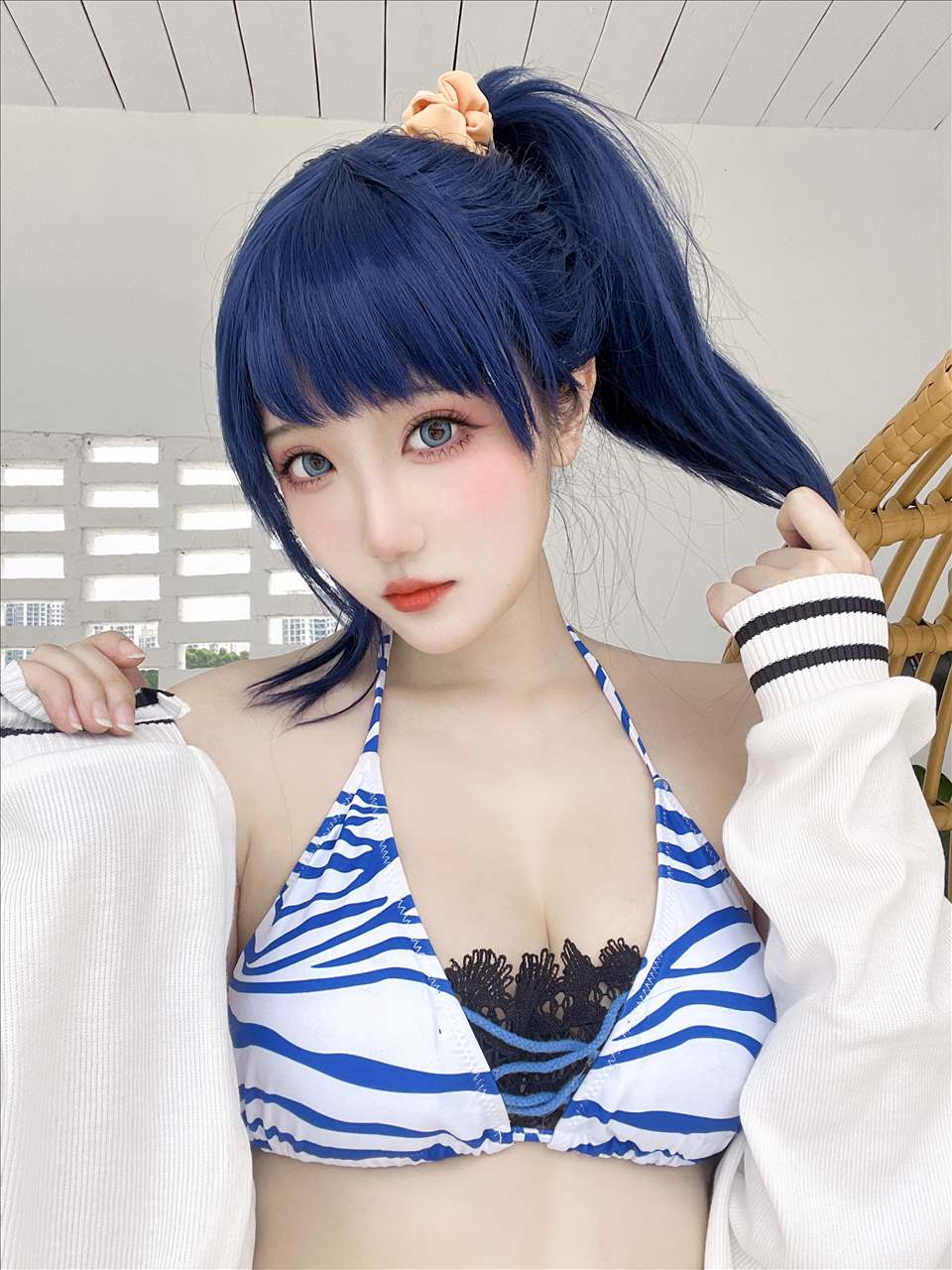 ネット上の人気者#Momoko葵葵 &瓜希ちゃん-宝多六花新条茜水着 ネット上の人気者-第29张