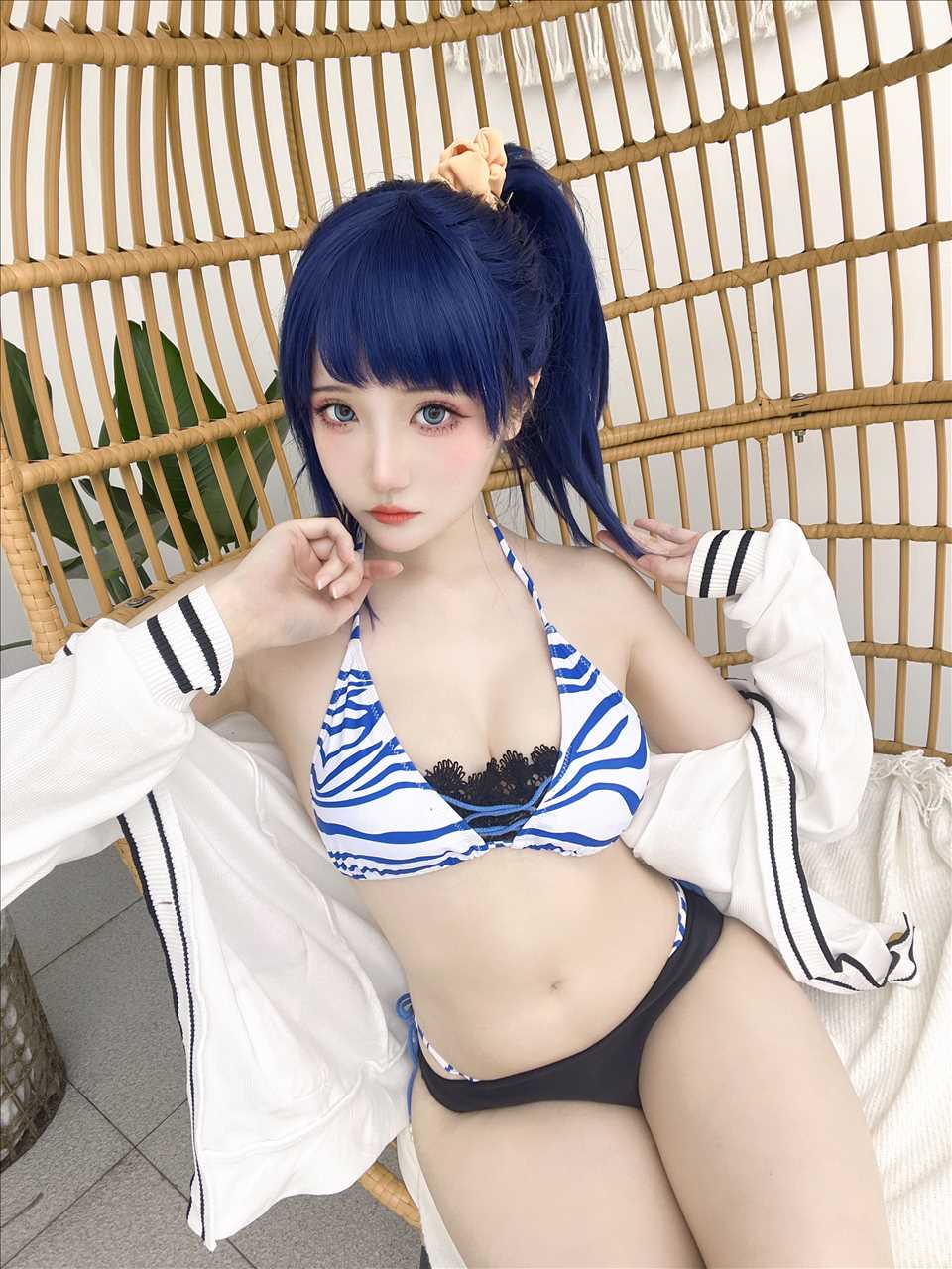 ネット上の人気者#Momoko葵葵 &瓜希ちゃん-宝多六花新条茜水着 ネット上の人気者-第26张