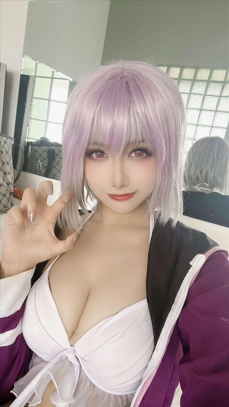 ネット上の人気者#Momoko葵葵 &瓜希ちゃん-宝多六花新条茜水着 ネット上の人気者-第9张