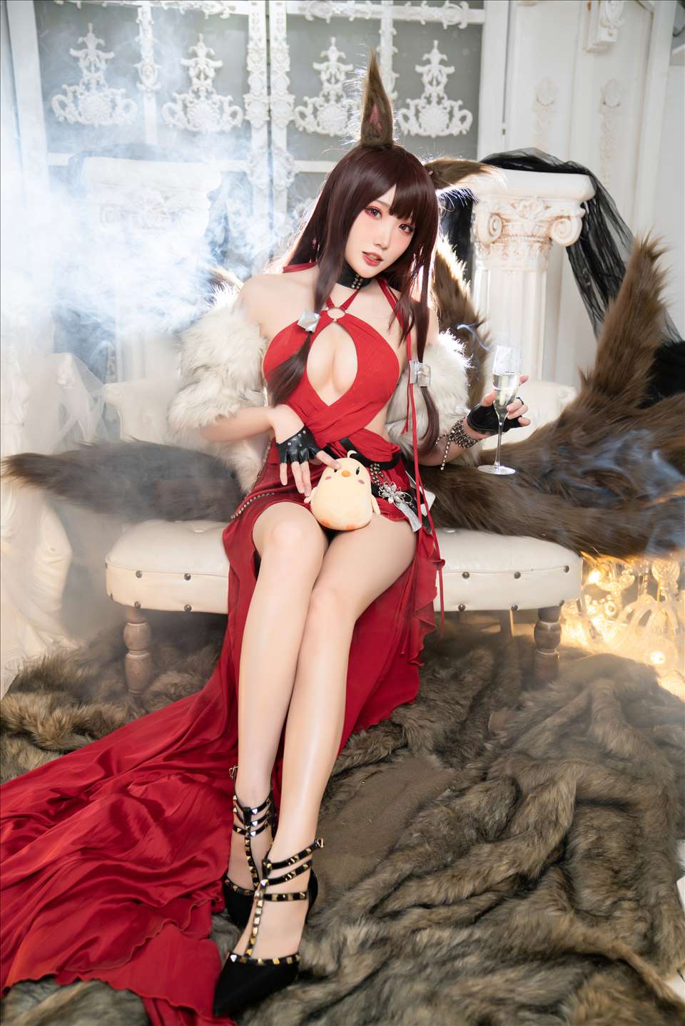 ネット上の人気者#Momoko葵葵 &ウリ希ちゃん真っ青航路赤城&加賀 ネット上の人気者-第8张
