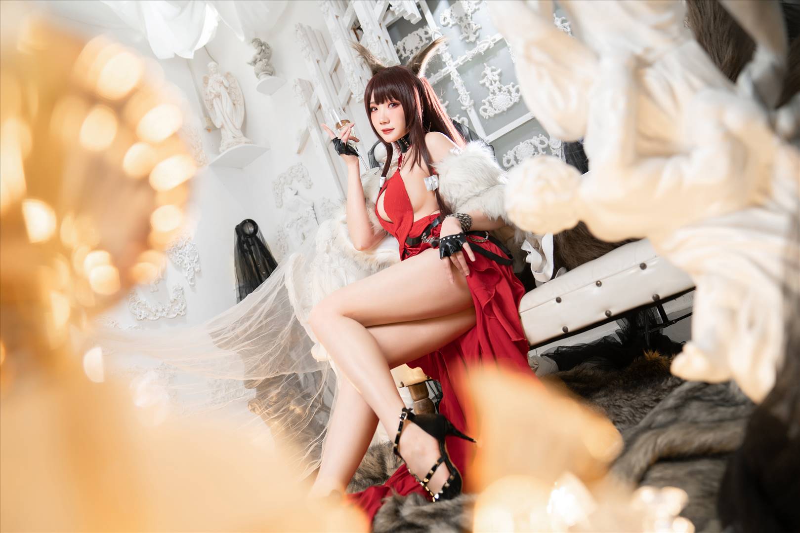 ネット上の人気者#Momoko葵葵 &ウリ希ちゃん真っ青航路赤城&加賀 ネット上の人気者-第6张