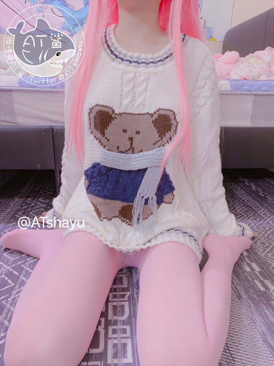 ネット上の人気者#ATサメ匹 ピンク ネット上の人気者-第47张
