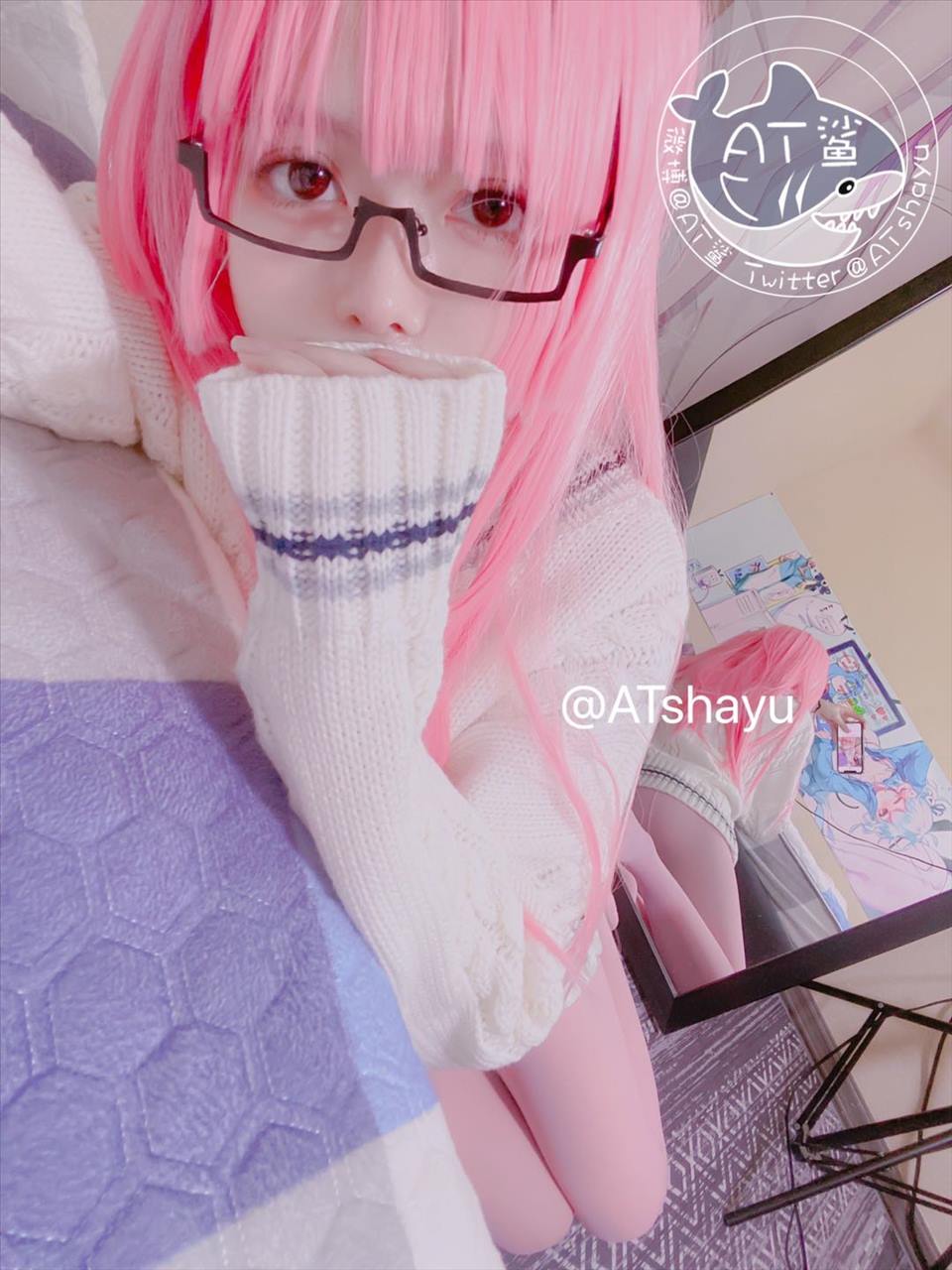 ネット上の人気者#ATサメ匹 ピンク ネット上の人気者-第45张