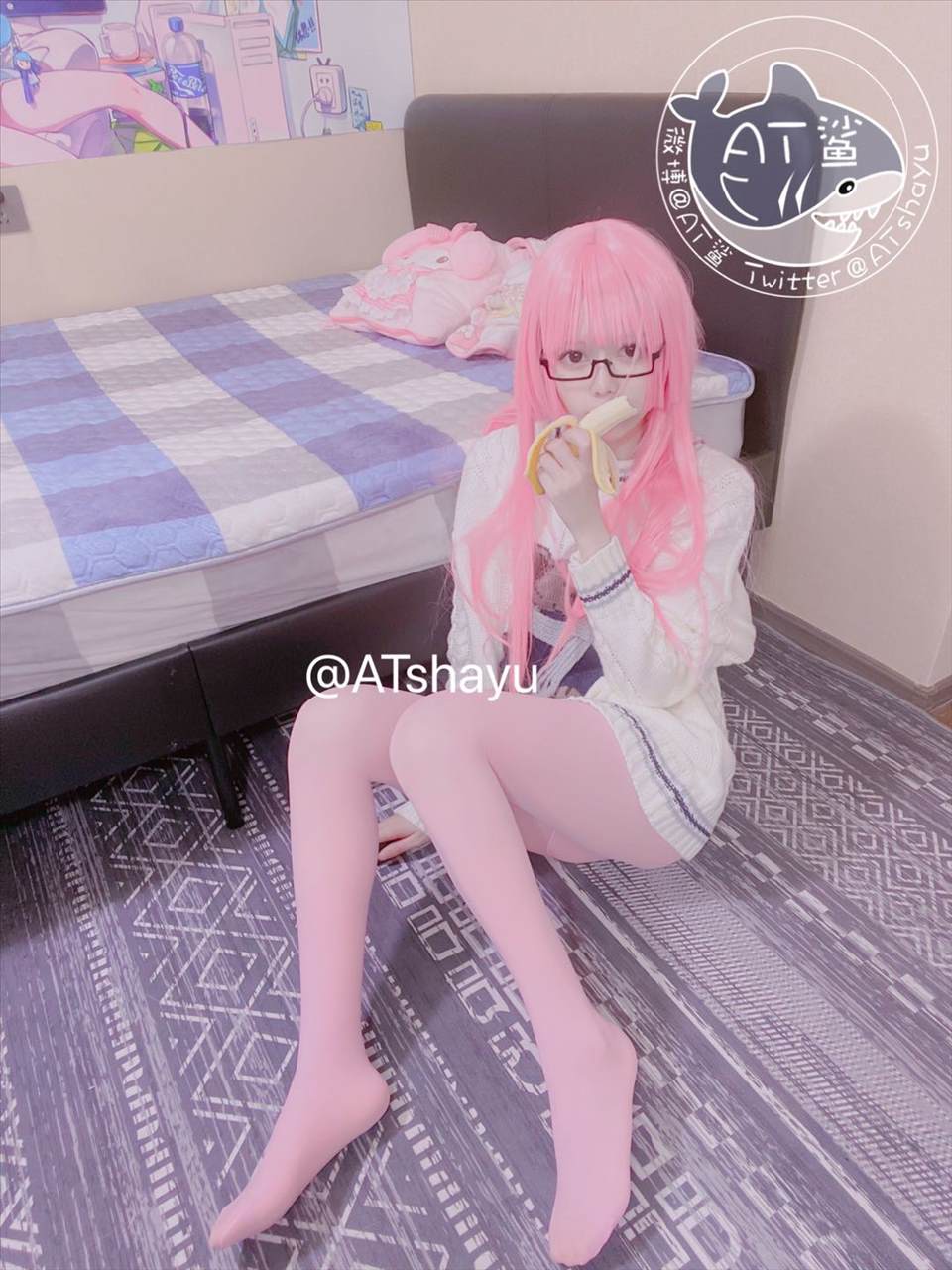 ネット上の人気者#ATサメ匹 ピンク ネット上の人気者-第40张