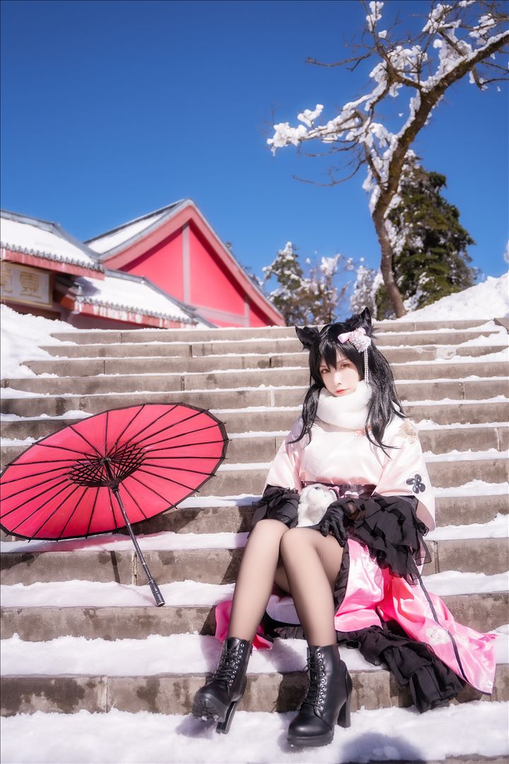 ネット上の人気者#Nekoヴィッキー あたごの着物 ネット上の人気者-第32张