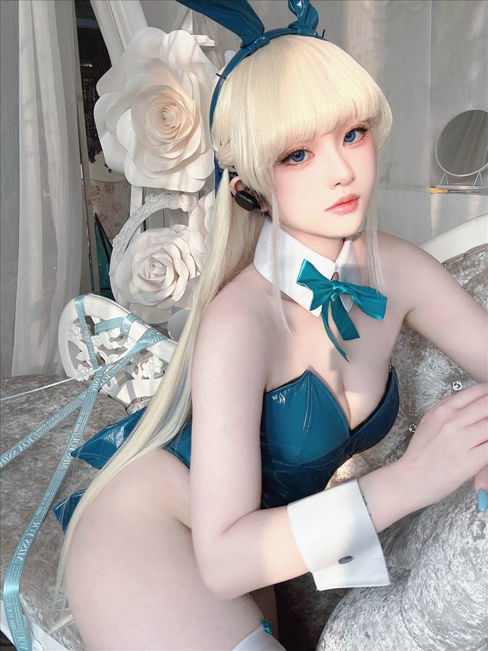 ネット上の人気者#島魚Yukako Toki X飛鳥マトキバニーブルーウサギ ネット上の人気者-第9张