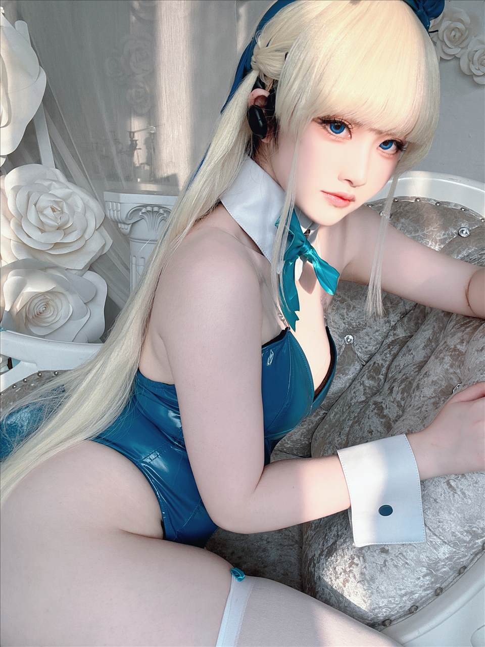 ネット上の人気者#島魚Yukako Toki X飛鳥マトキバニーブルーウサギ ネット上の人気者-第8张