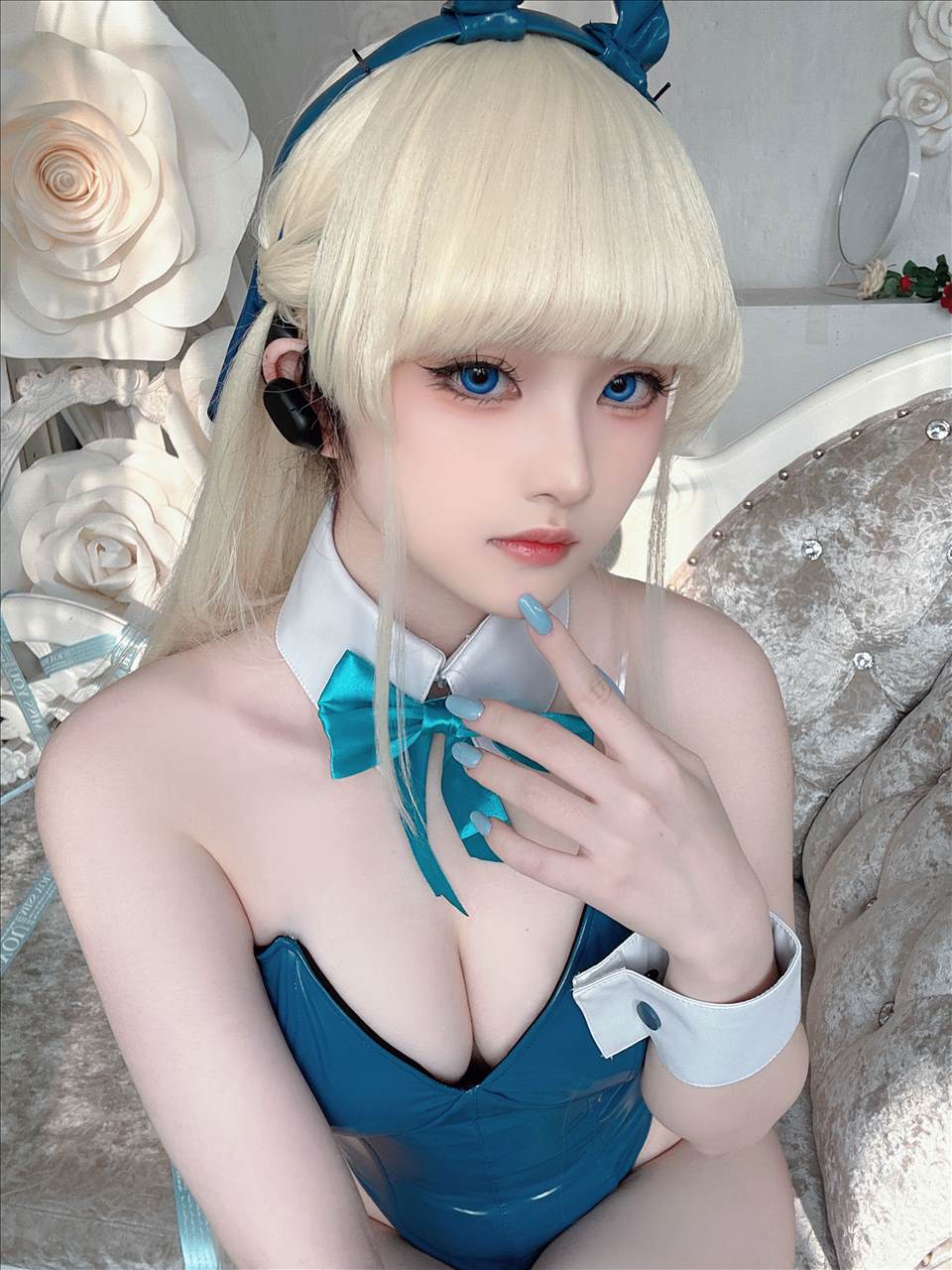 ネット上の人気者#島魚Yukako Toki X飛鳥マトキバニーブルーウサギ ネット上の人気者-第3张