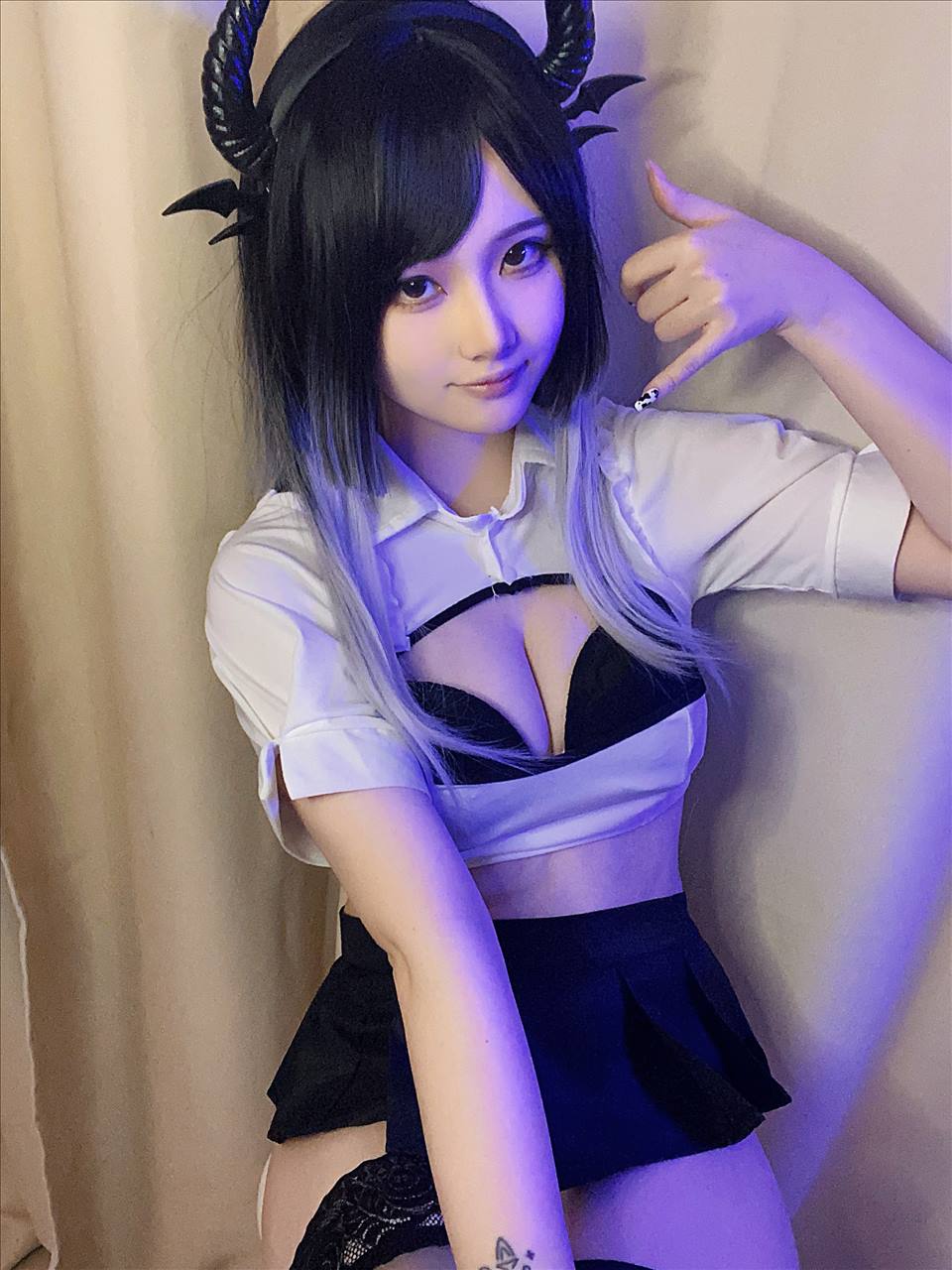 ネット上の人気者#島魚Yukako 3月の小悪魔の自走 ネット上の人気者-第1张