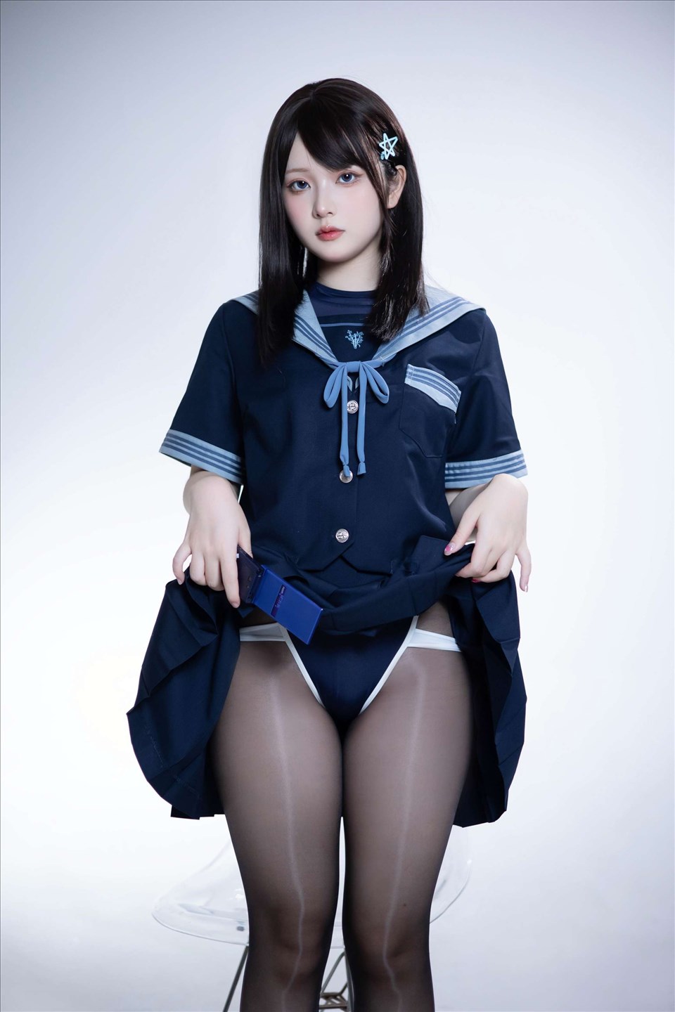 ネット上の人気者#島魚Yukako 黒糸死庫水 ネット上の人気者-第8张